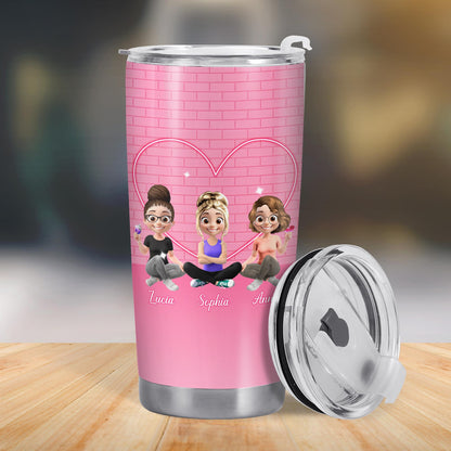 Friendship Built On A Solid Foundation Of Alcohol, Cartoon Friends and Heart