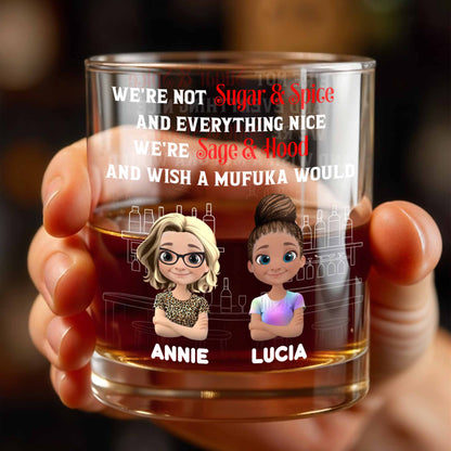 We're Not Sugar And Spice, Sage And Hood Glassware