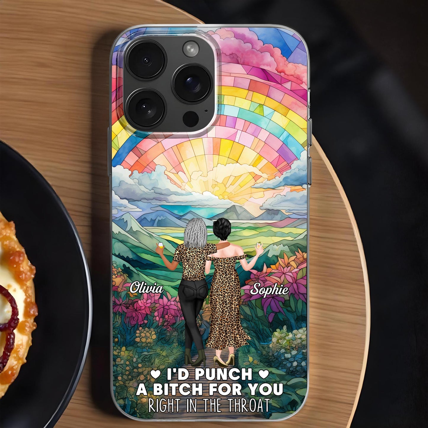 I'd Punch A B*tch For You, Rainbow And Flowers