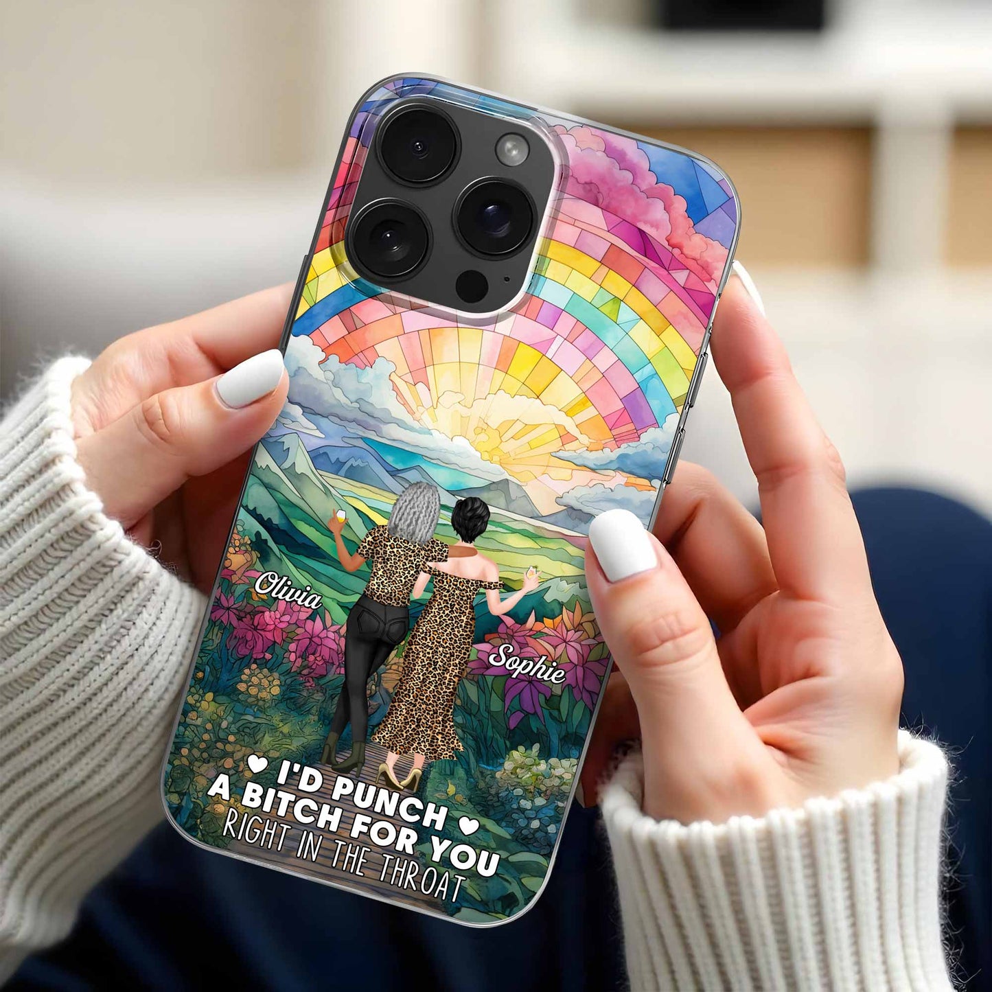 I'd Punch A B*tch For You, Rainbow And Flowers