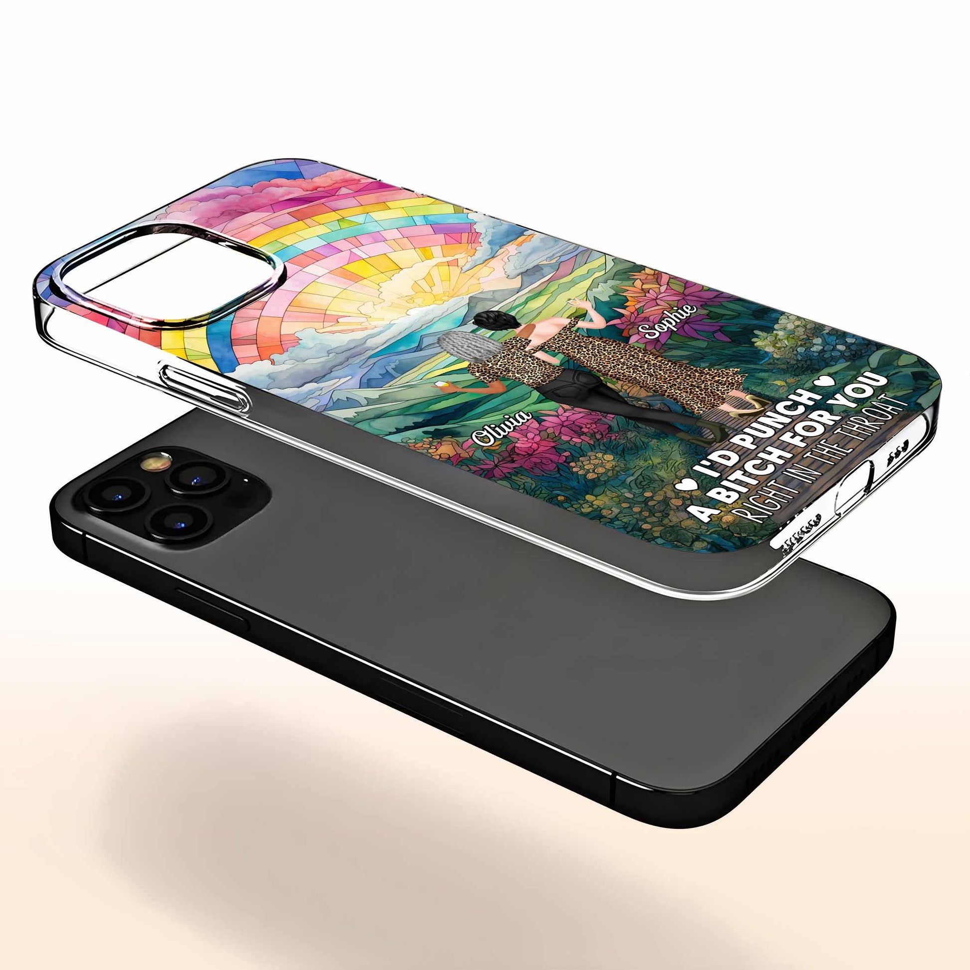 I'd Punch A B*tch For You, Rainbow And Flowers