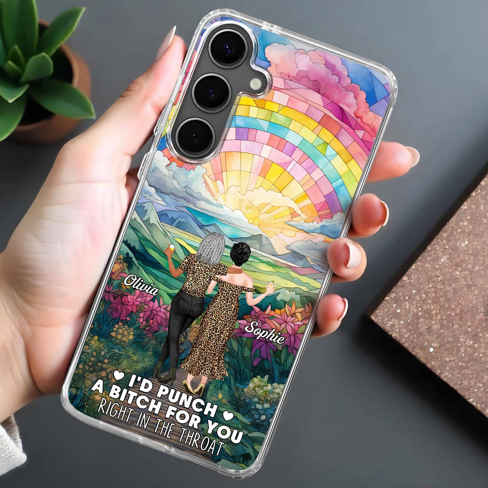 I'd Punch A B*tch For You, Rainbow And Flowers