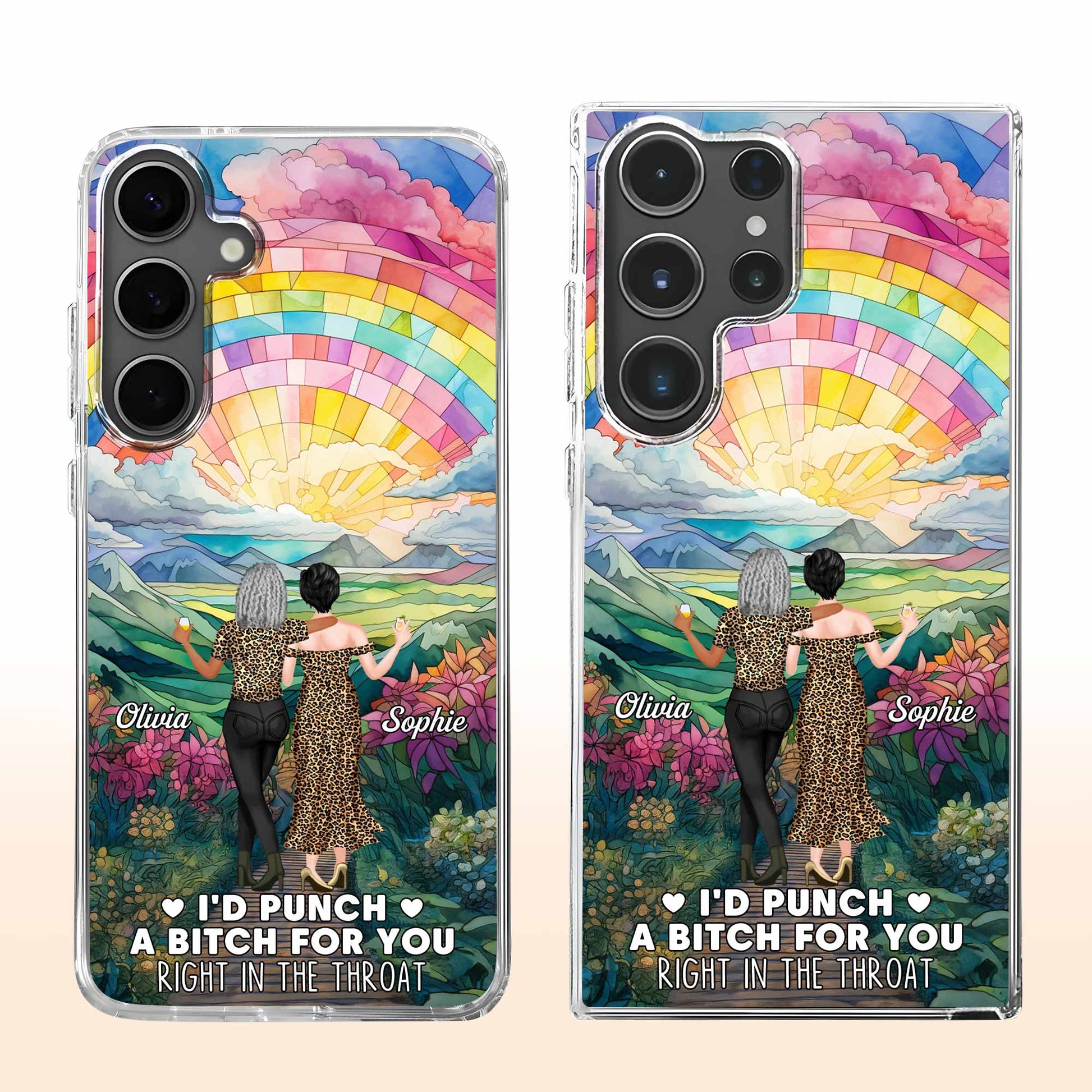 I'd Punch A B*tch For You, Rainbow And Flowers