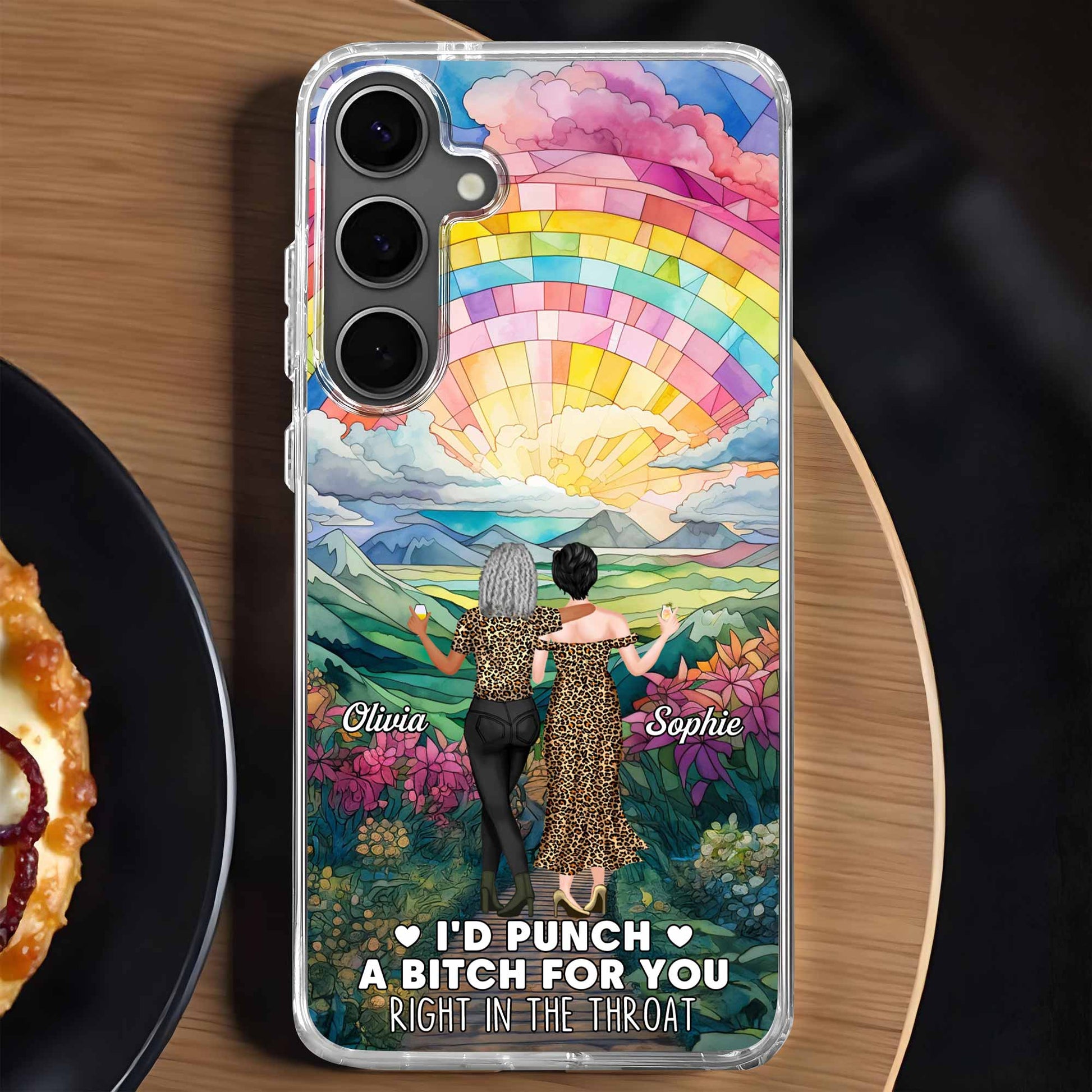 I'd Punch A B*tch For You, Rainbow And Flowers