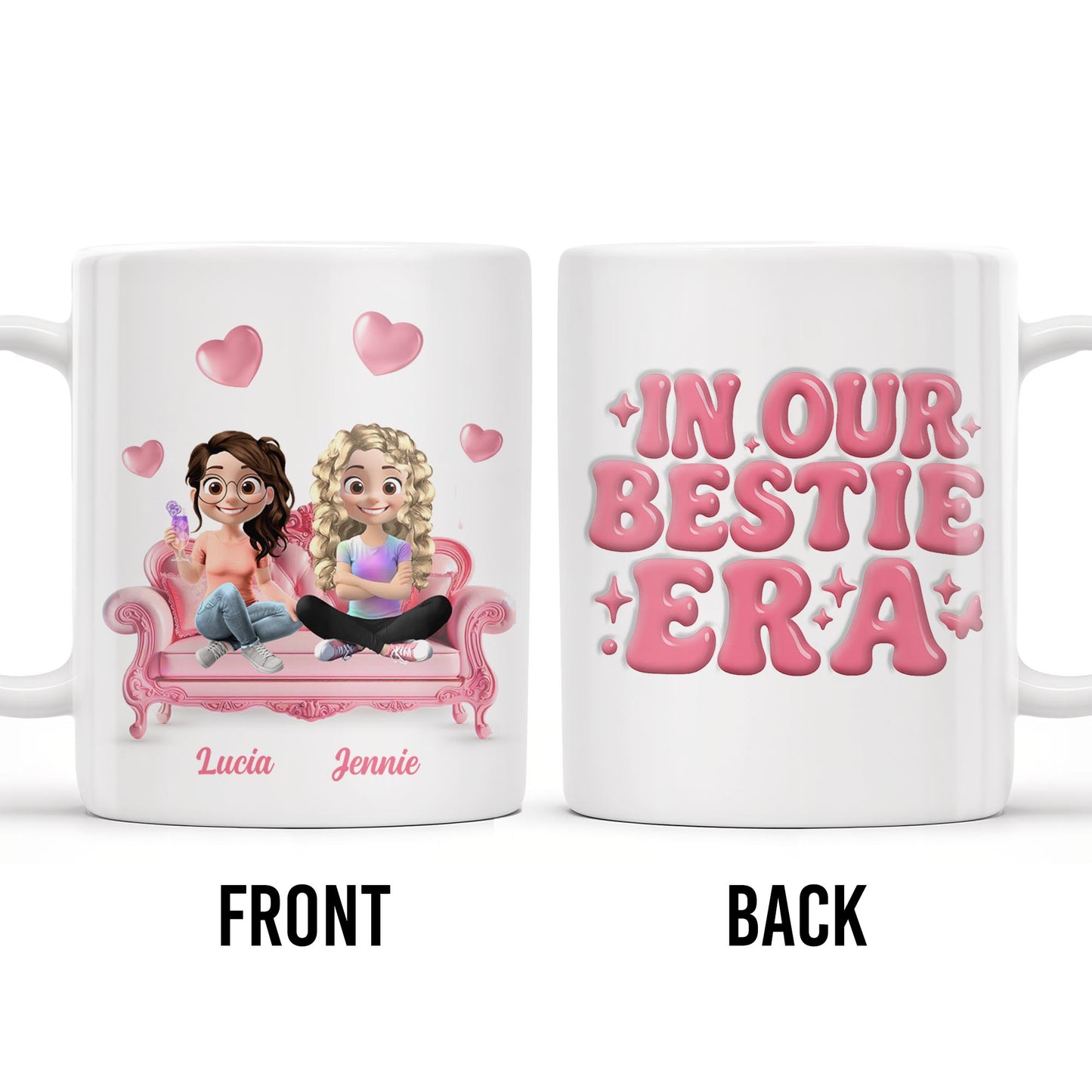 In Our Bestie Era, Hearts And Animated Female Characters