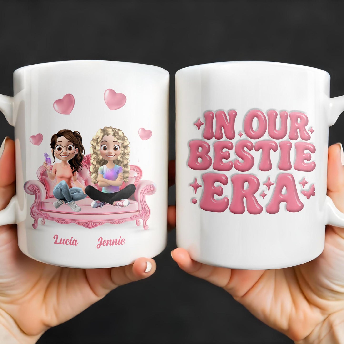 In Our Bestie Era, Hearts And Animated Female Characters