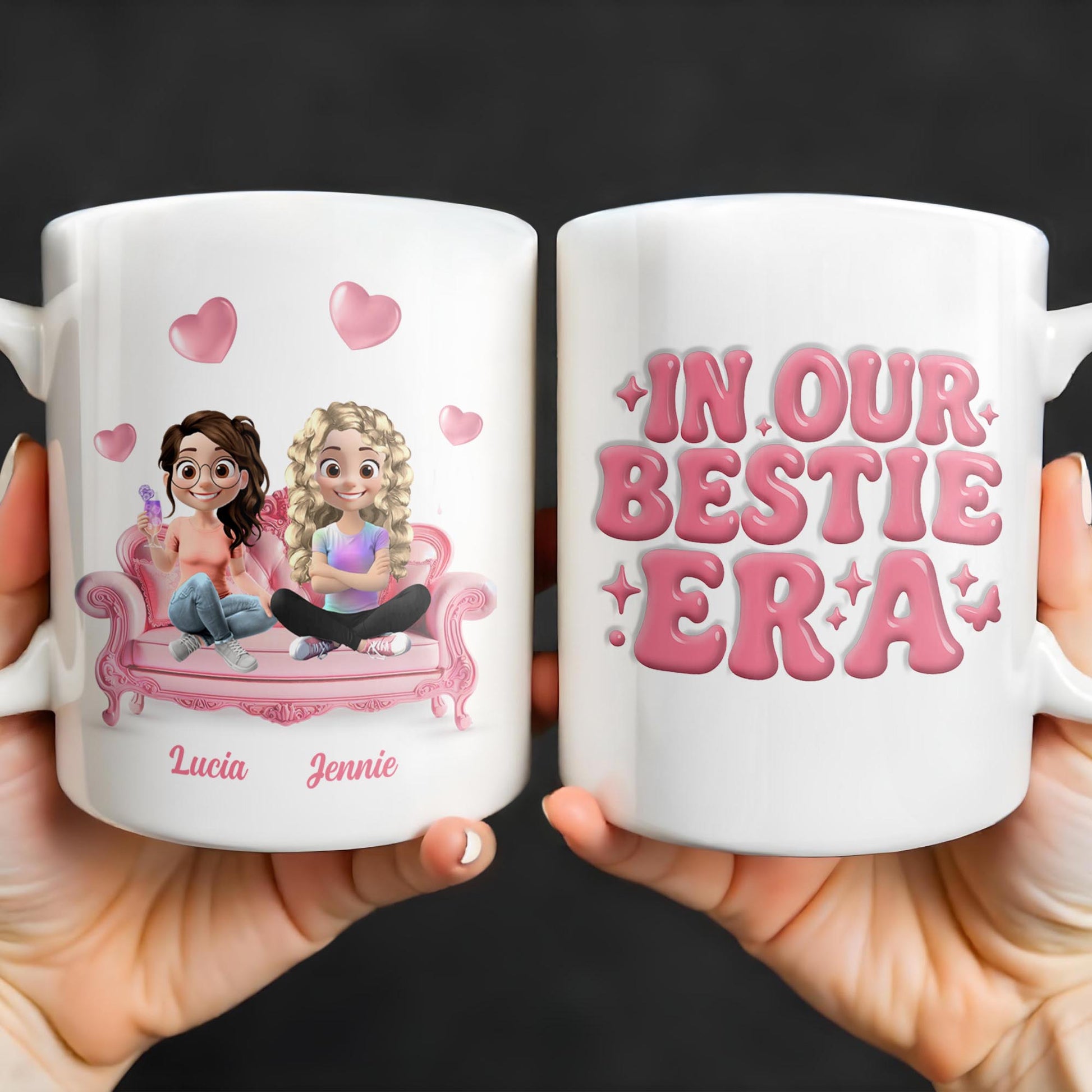 In Our Bestie Era, Hearts And Animated Female Characters