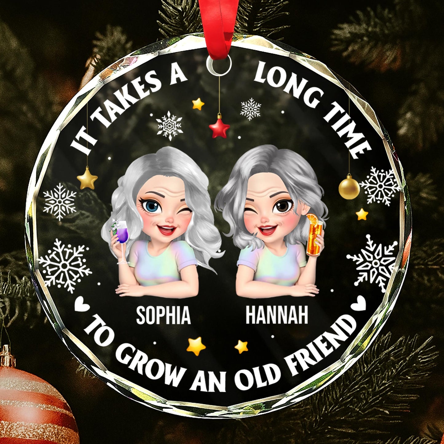 It Takes A Long Time To Grow An Old Friend, Stars And Snowflakes