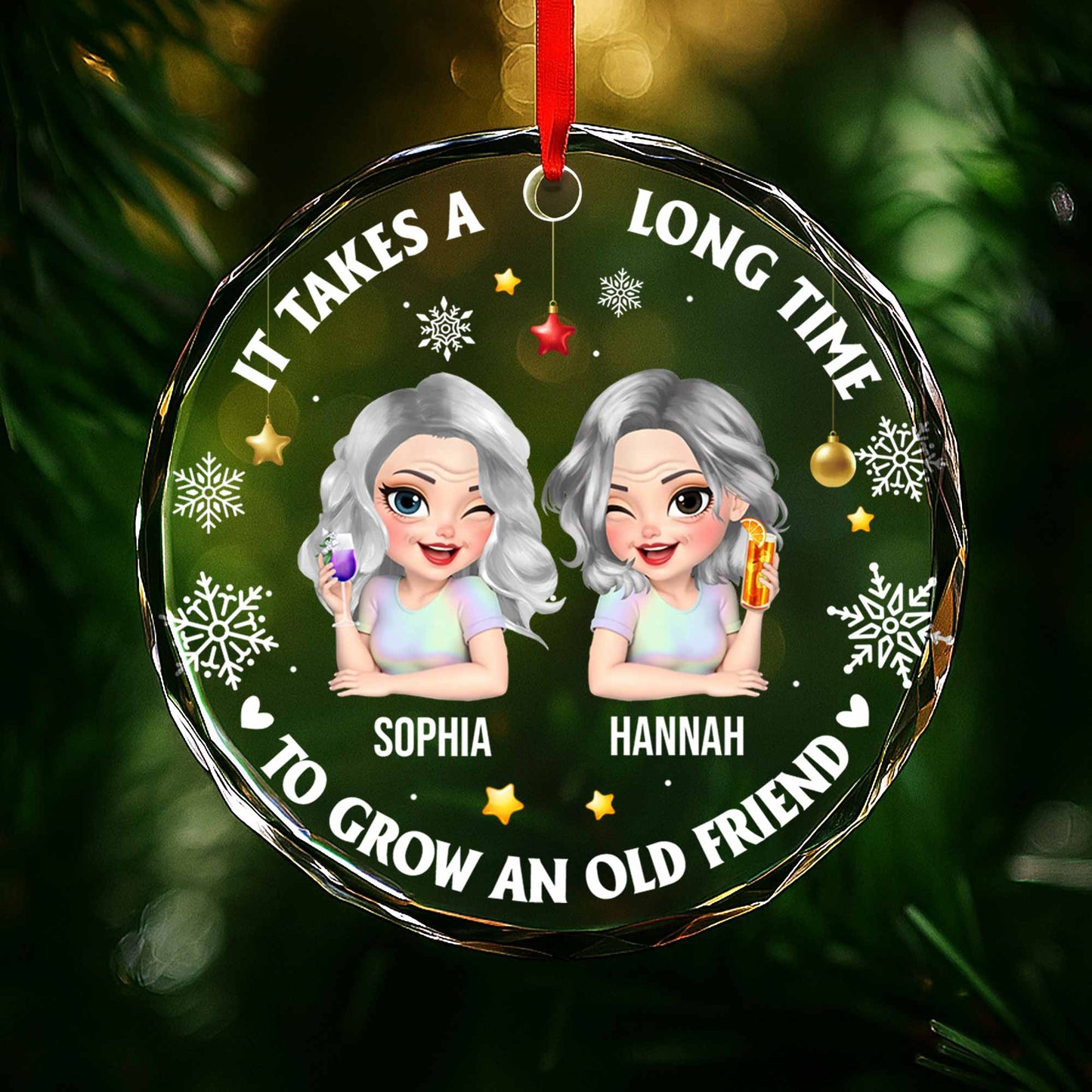 It Takes A Long Time To Grow An Old Friend, Stars And Snowflakes