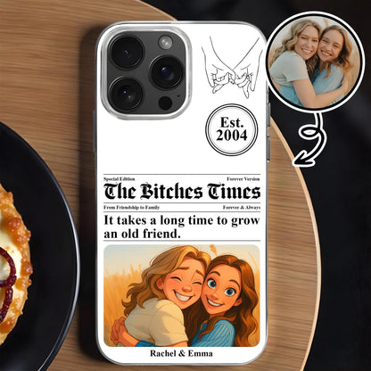 It Takes A Long Time To Grow An Old Friend, Two Friends Hugging