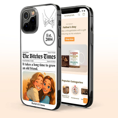 It Takes A Long Time To Grow An Old Friend, Two Friends Hugging