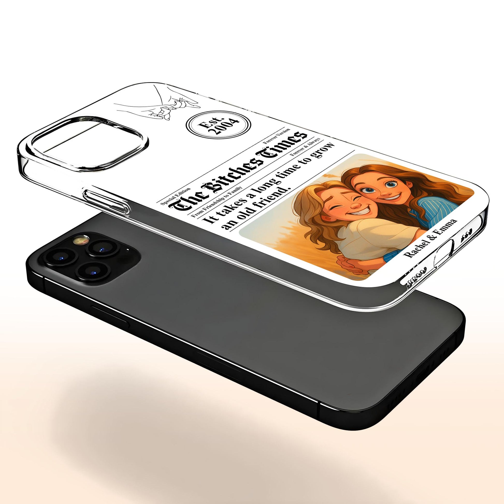 It Takes A Long Time To Grow An Old Friend, Two Friends Hugging