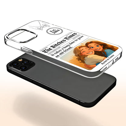 It Takes A Long Time To Grow An Old Friend, Two Friends Hugging