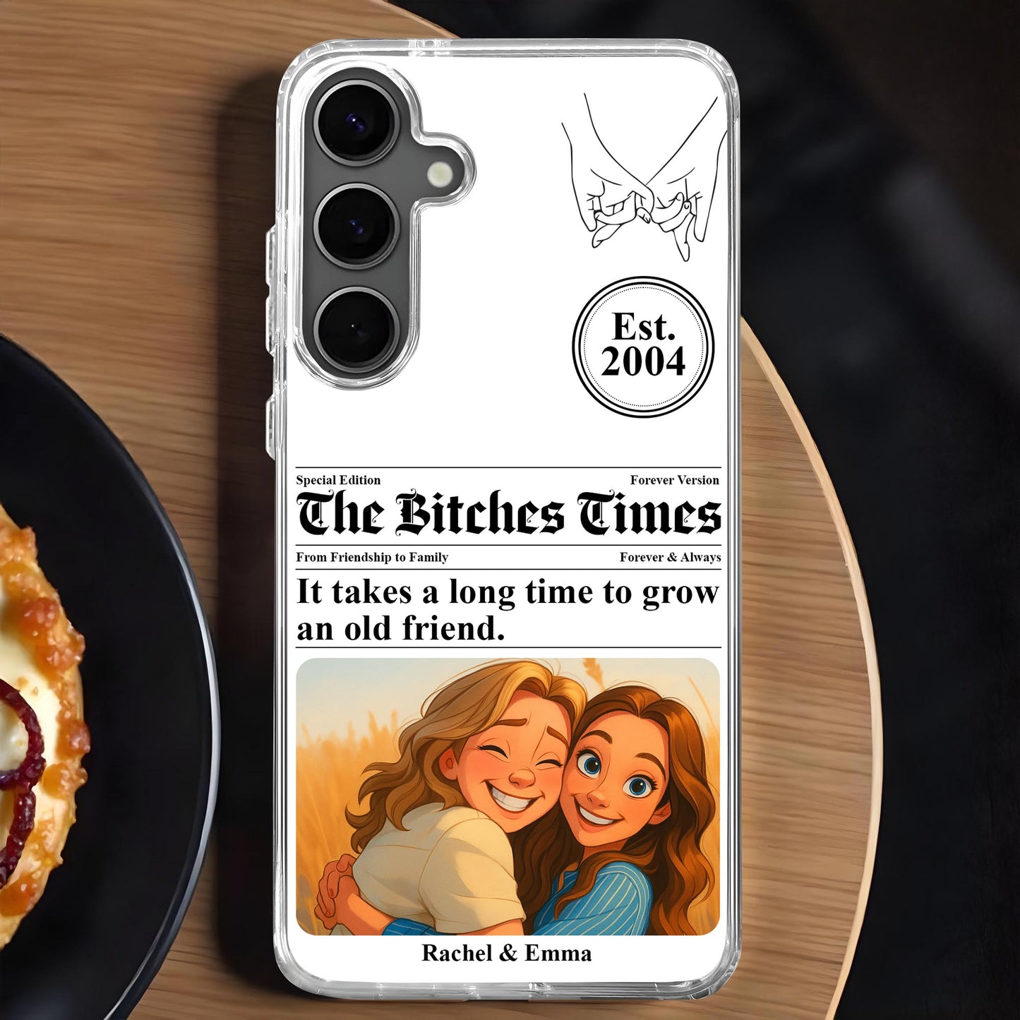 It Takes A Long Time To Grow An Old Friend, Two Friends Hugging