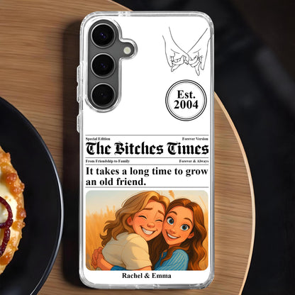 It Takes A Long Time To Grow An Old Friend, Two Friends Hugging