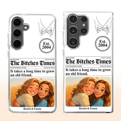 It Takes A Long Time To Grow An Old Friend, Two Friends Hugging