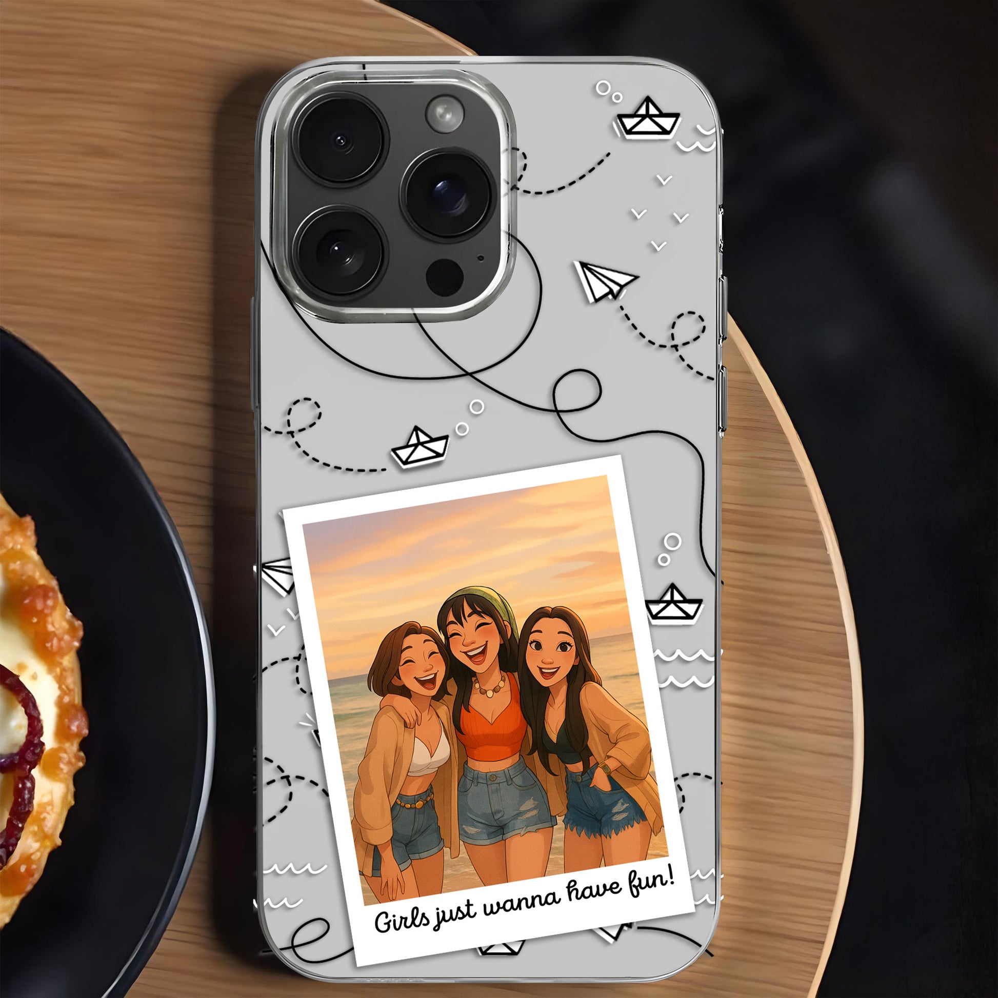 Girls Just Wanna Have Fun With Polaroid And Doodles