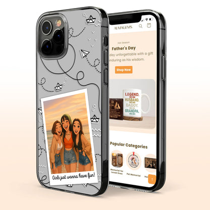 Girls Just Wanna Have Fun With Polaroid And Doodles