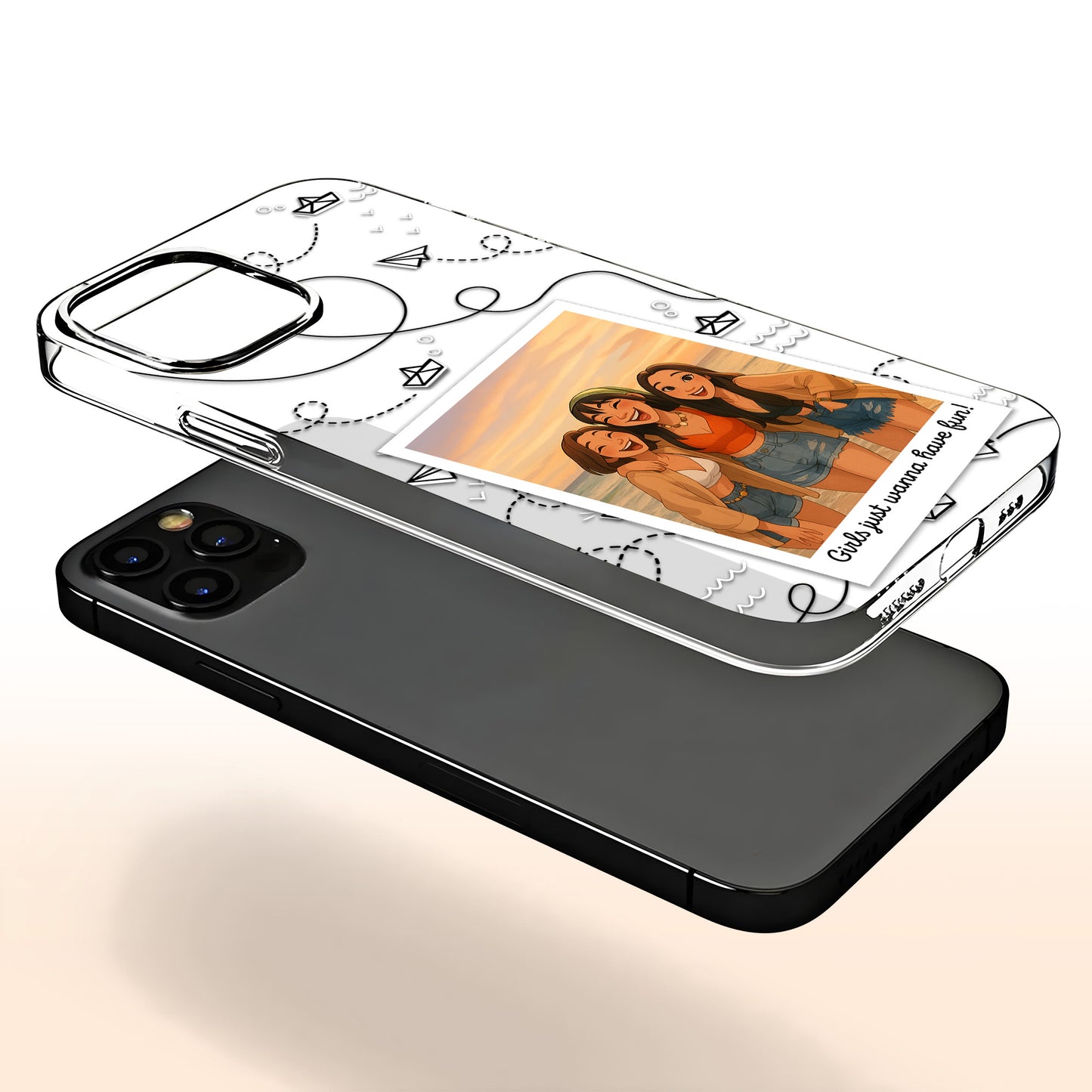 Girls Just Wanna Have Fun With Polaroid And Doodles