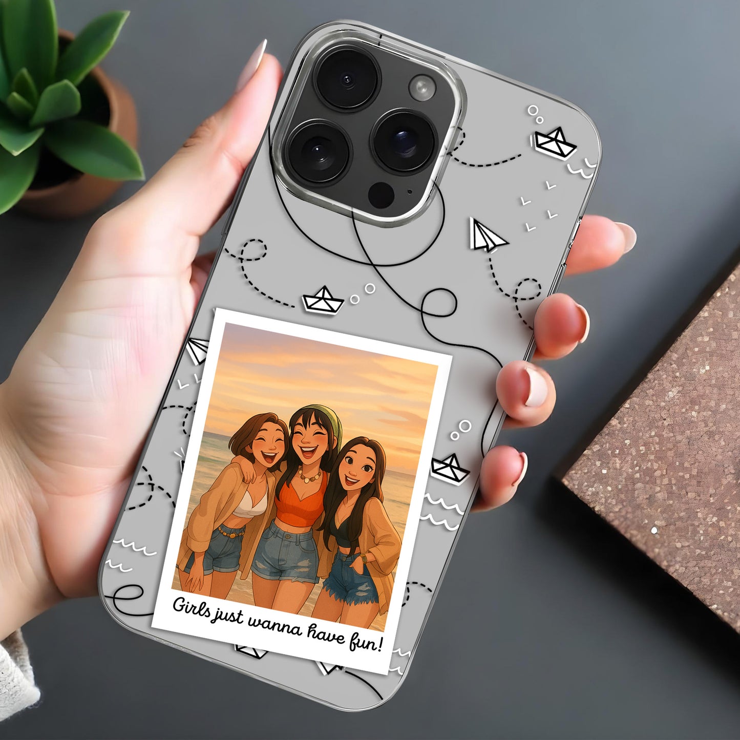 Girls Just Wanna Have Fun With Polaroid And Doodles
