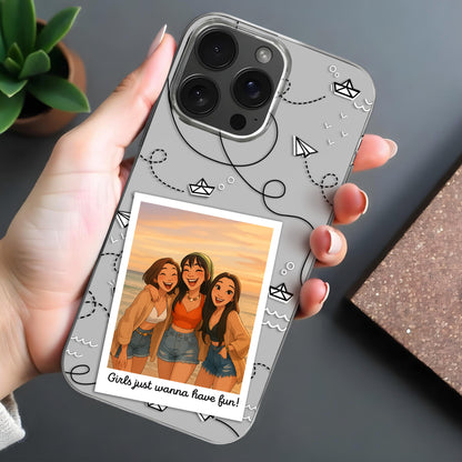 Girls Just Wanna Have Fun With Polaroid And Doodles
