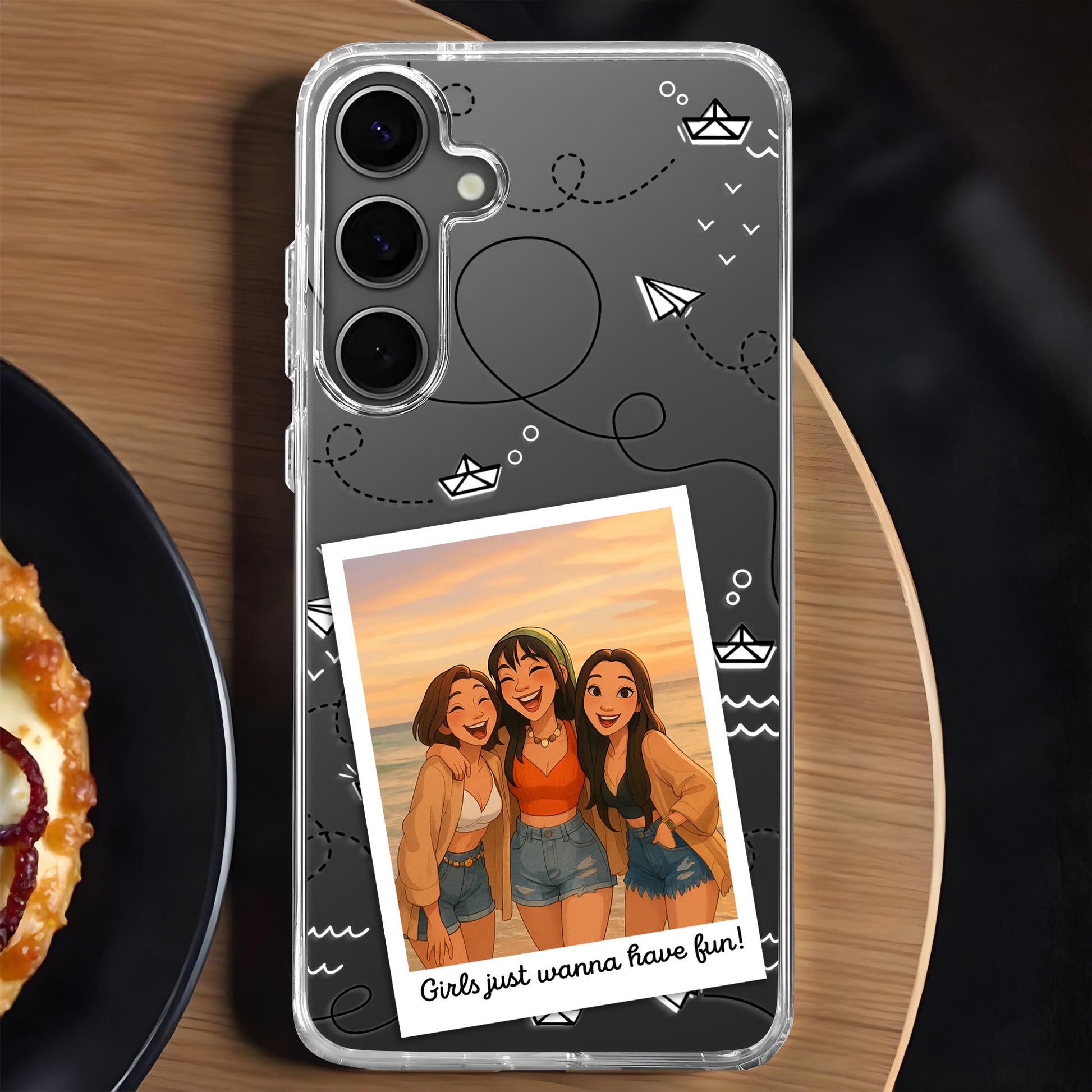 Girls Just Wanna Have Fun With Polaroid And Doodles