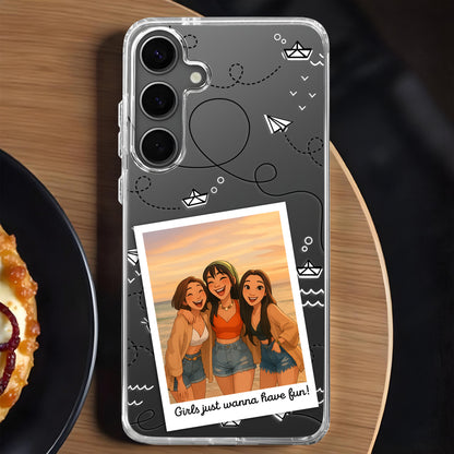 Girls Just Wanna Have Fun With Polaroid And Doodles