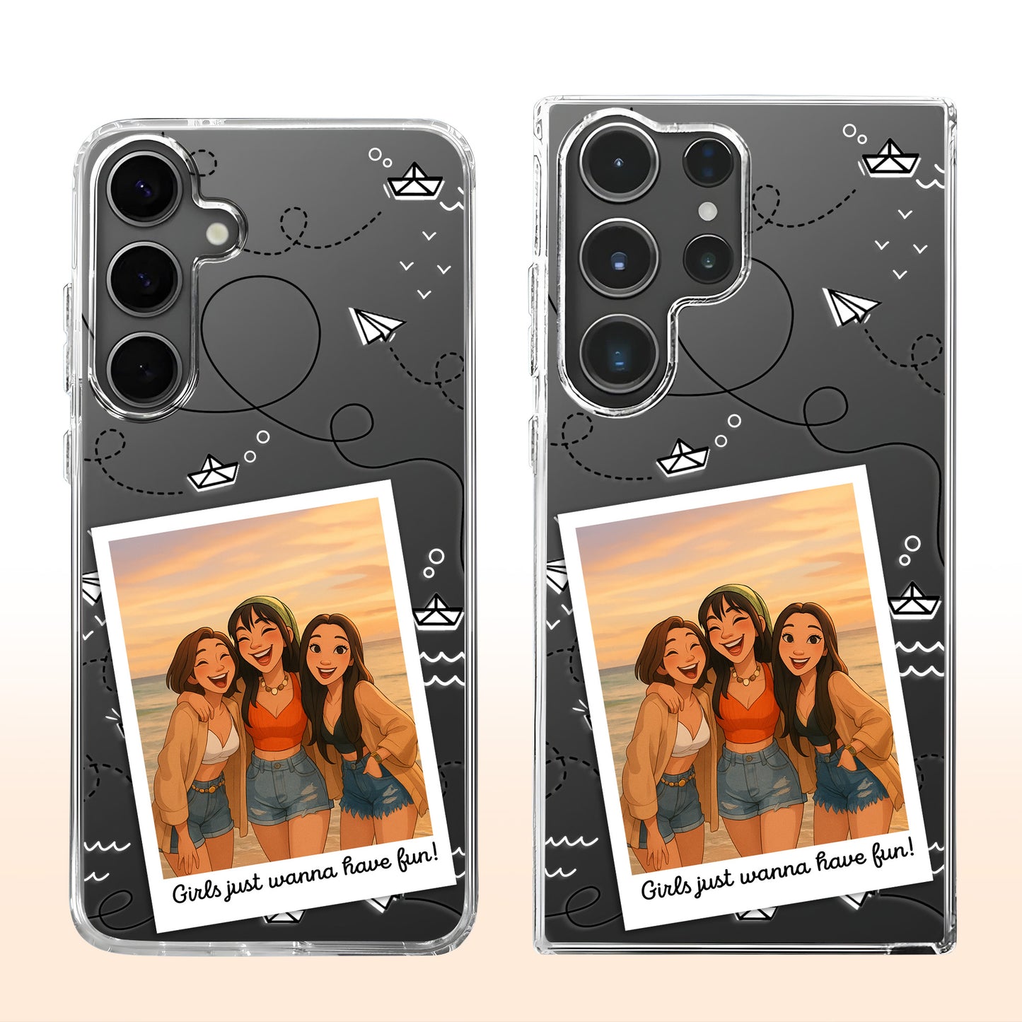 Girls Just Wanna Have Fun With Polaroid And Doodles