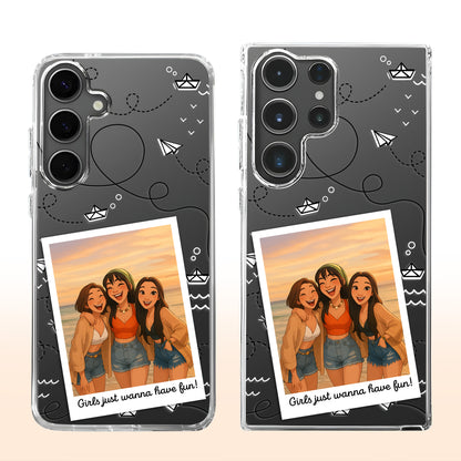 Girls Just Wanna Have Fun With Polaroid And Doodles