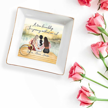 A True Friendship Is A Journey Without An End, Women On Dock