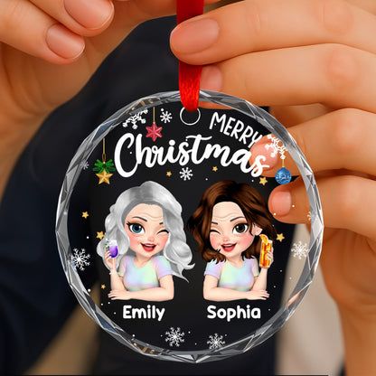 Merry Christmas, Snowflakes And Ornaments Design