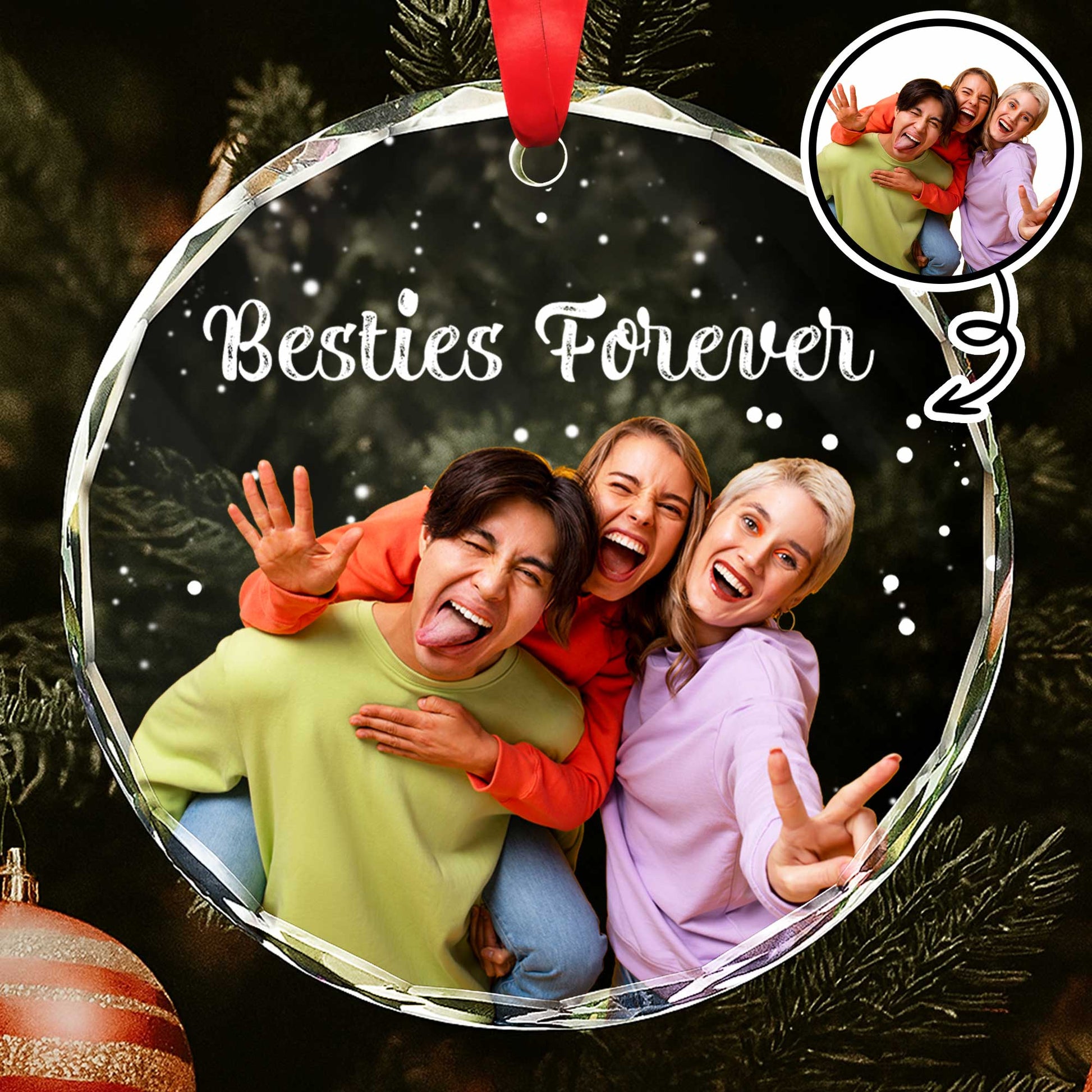 Besties Forever With Speech Bubble
