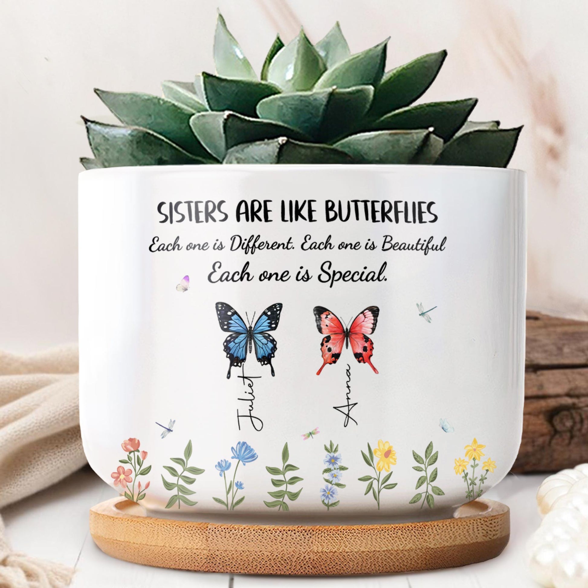 Sisters Are Like Butterflies Each One Is Special