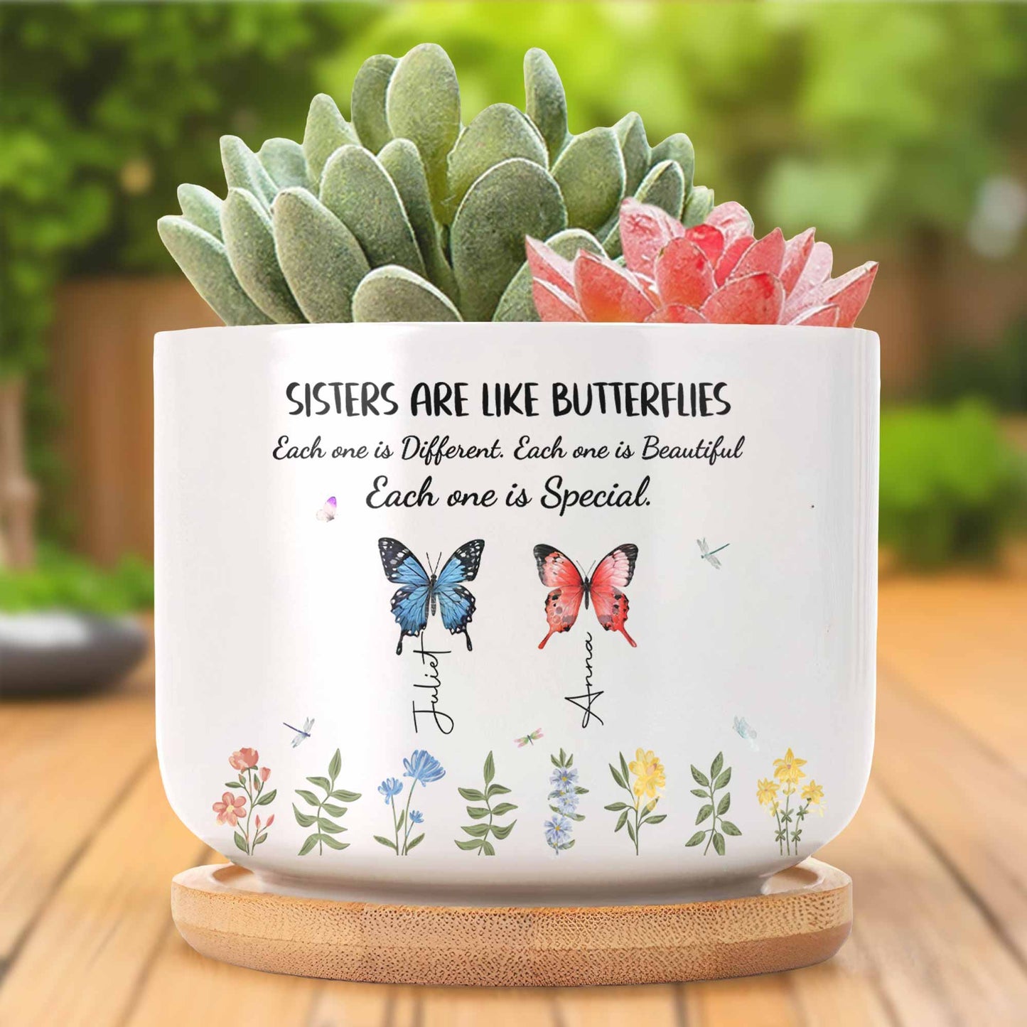 Sisters Are Like Butterflies Each One Is Special