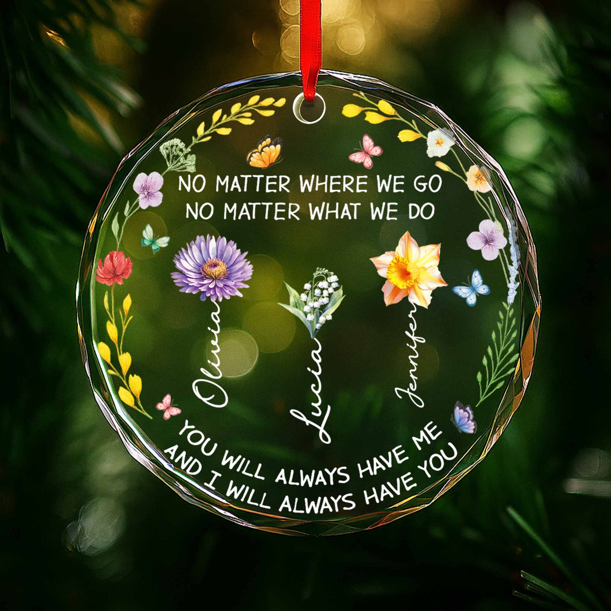 No Matter Where We Go, Flowers And Butterflies