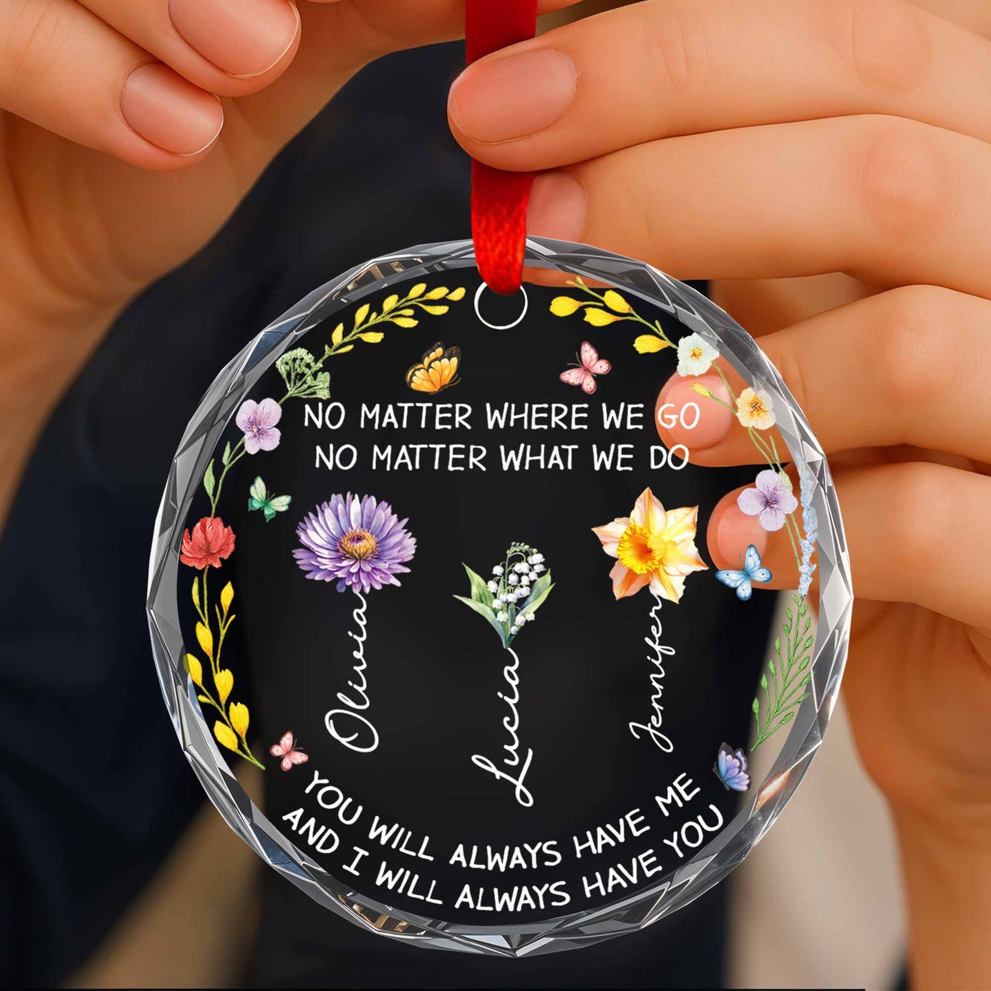 No Matter Where We Go, Flowers And Butterflies