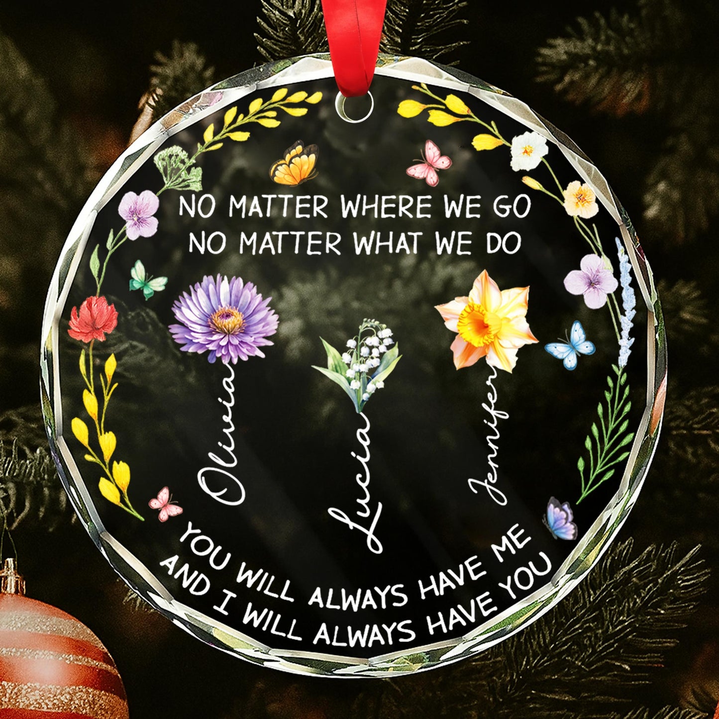 No Matter Where We Go, Flowers And Butterflies