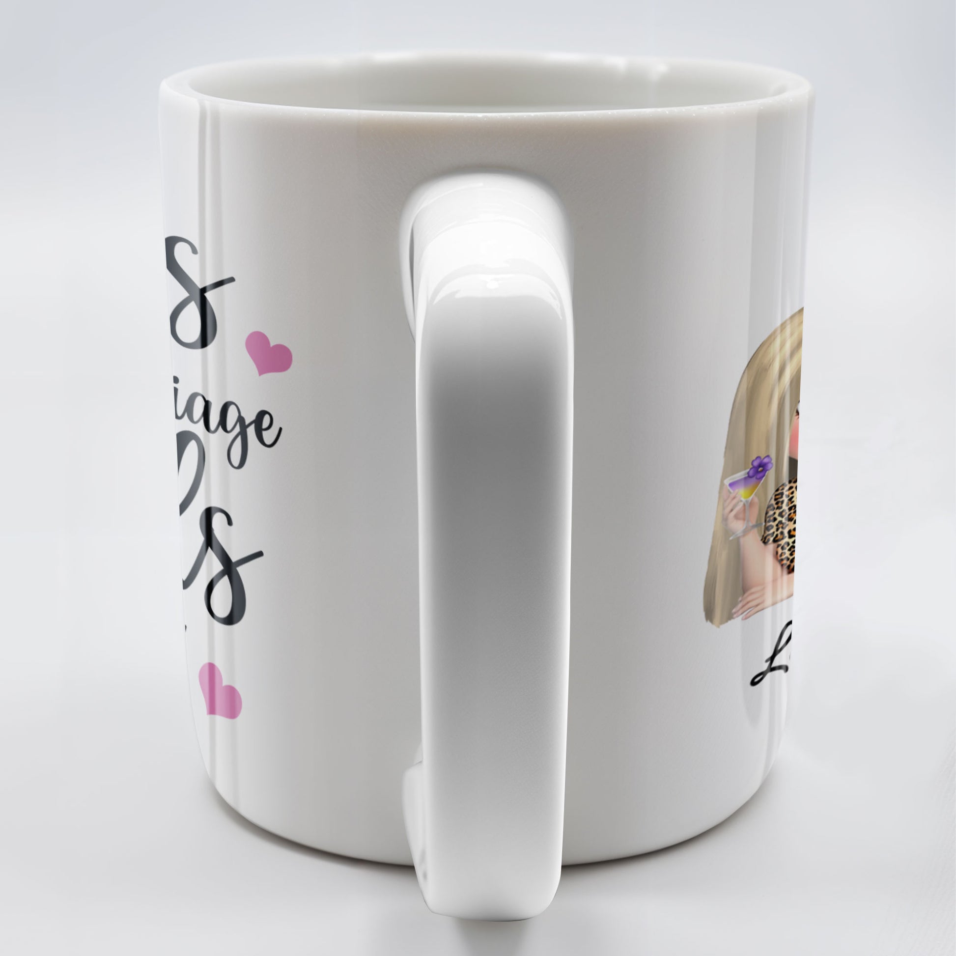 Sisters By Marriage Friends By Choice With Hearts And Floral Drinks