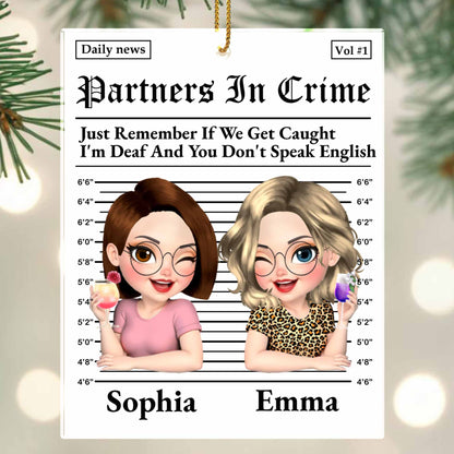 Partners In Crime, Cartoon Characters Mug Shot