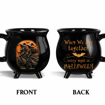 Personalize Your Witch-Themed Cauldron Mug