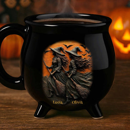 Personalize Your Witch-Themed Cauldron Mug