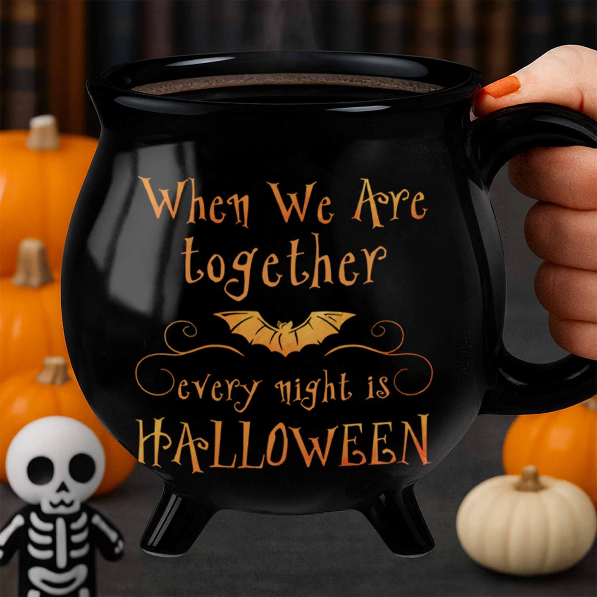 Personalize Your Witch-Themed Cauldron Mug