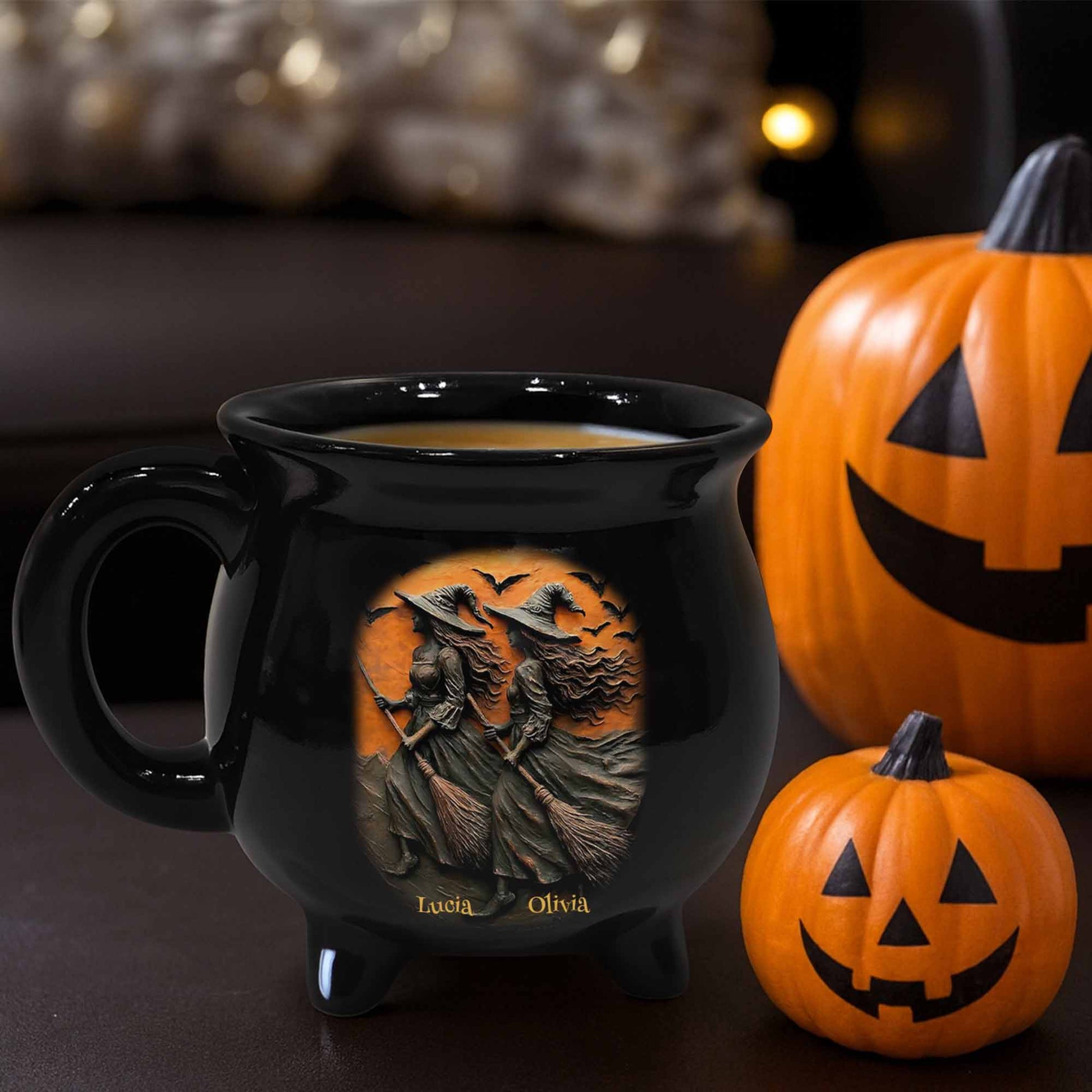 Personalize Your Witch-Themed Cauldron Mug
