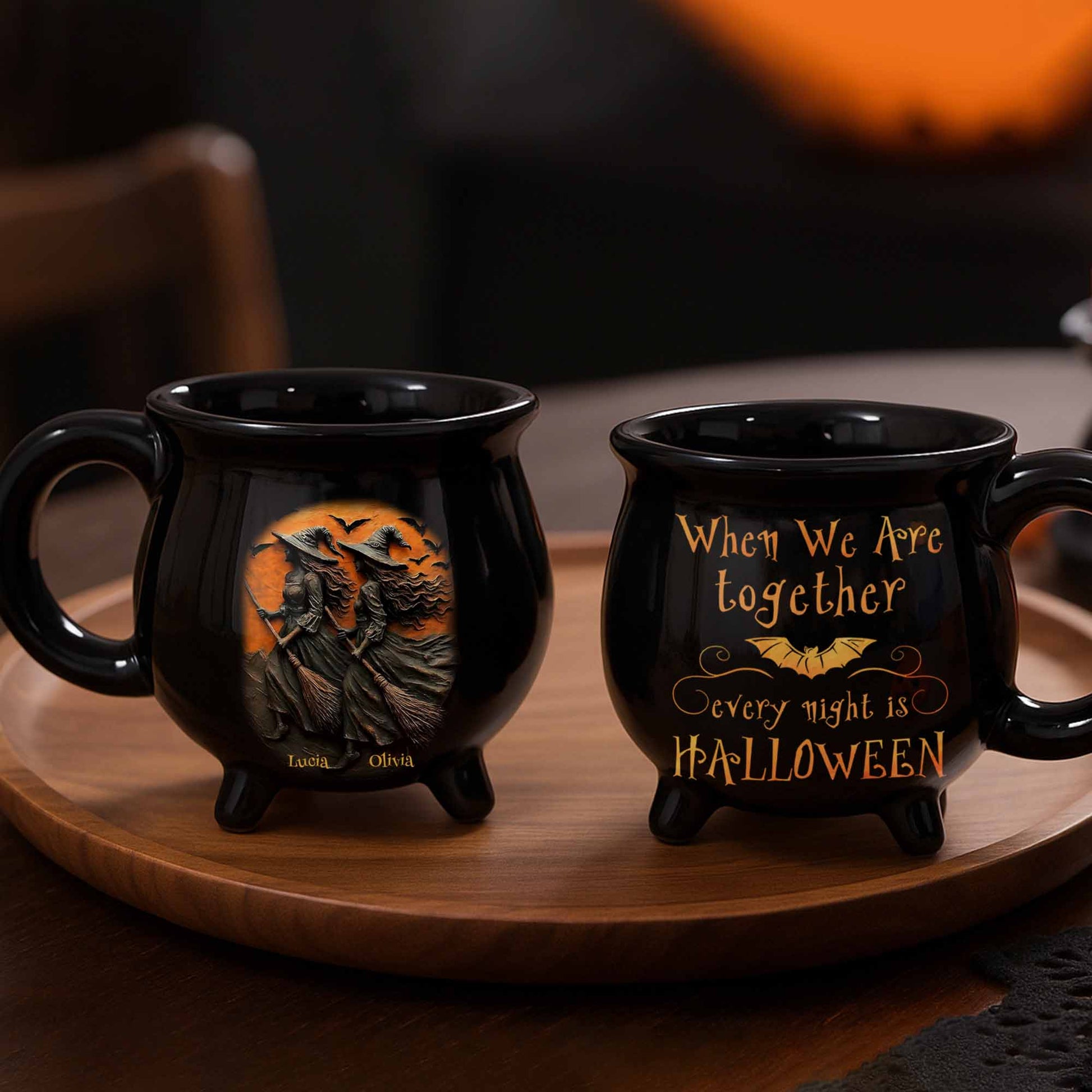 Personalize Your Witch-Themed Cauldron Mug