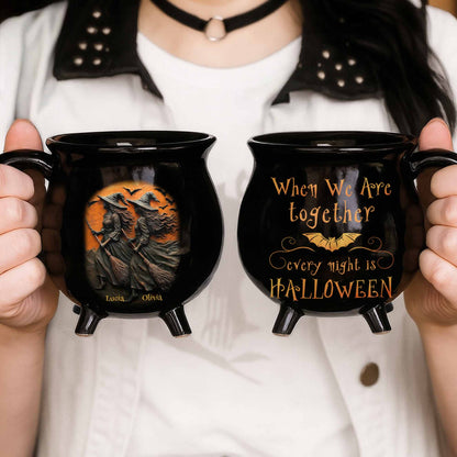 Personalize Your Witch-Themed Cauldron Mug
