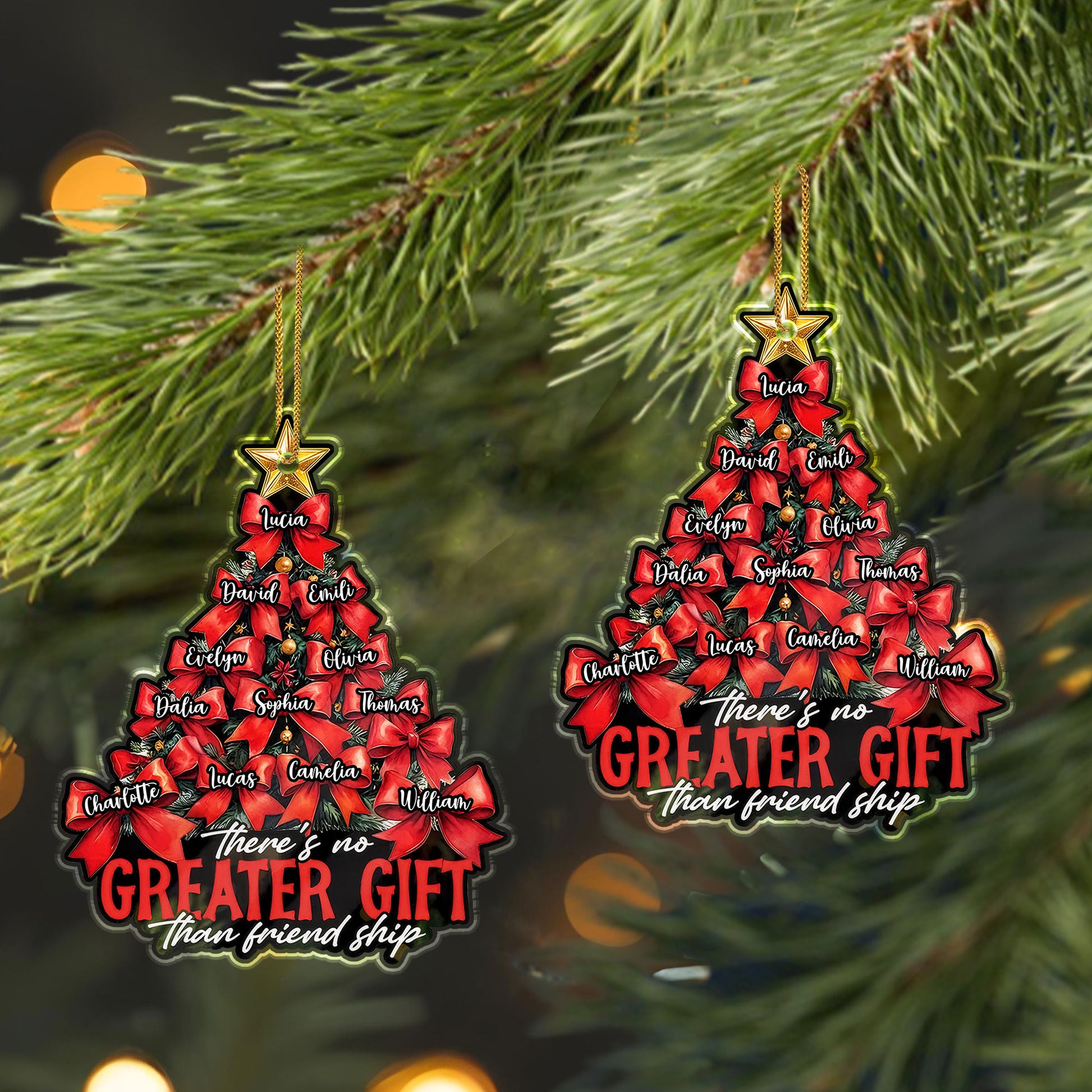 There's No Greater Gift Than Friendship Christmas Tree