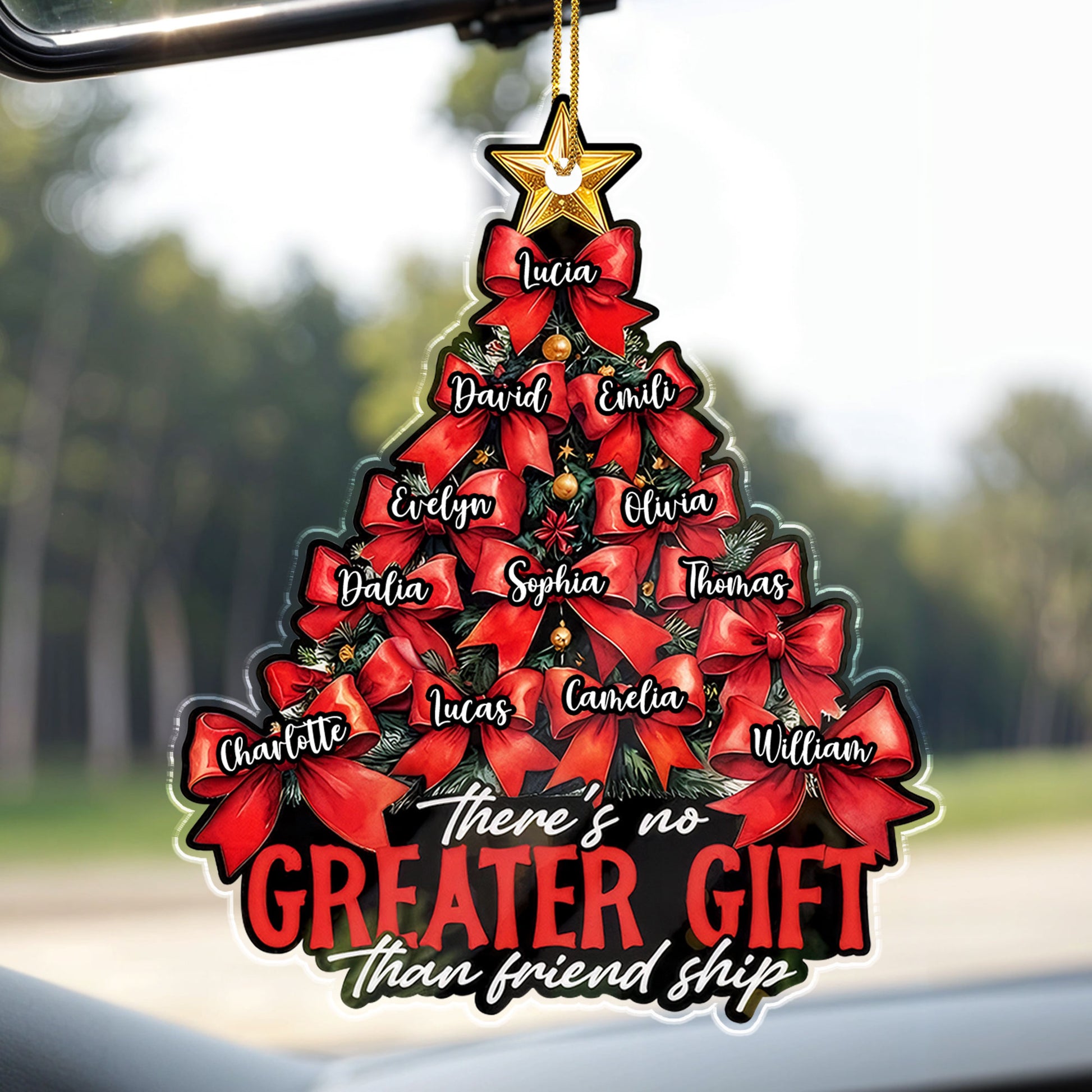 There's No Greater Gift Than Friendship Christmas Tree