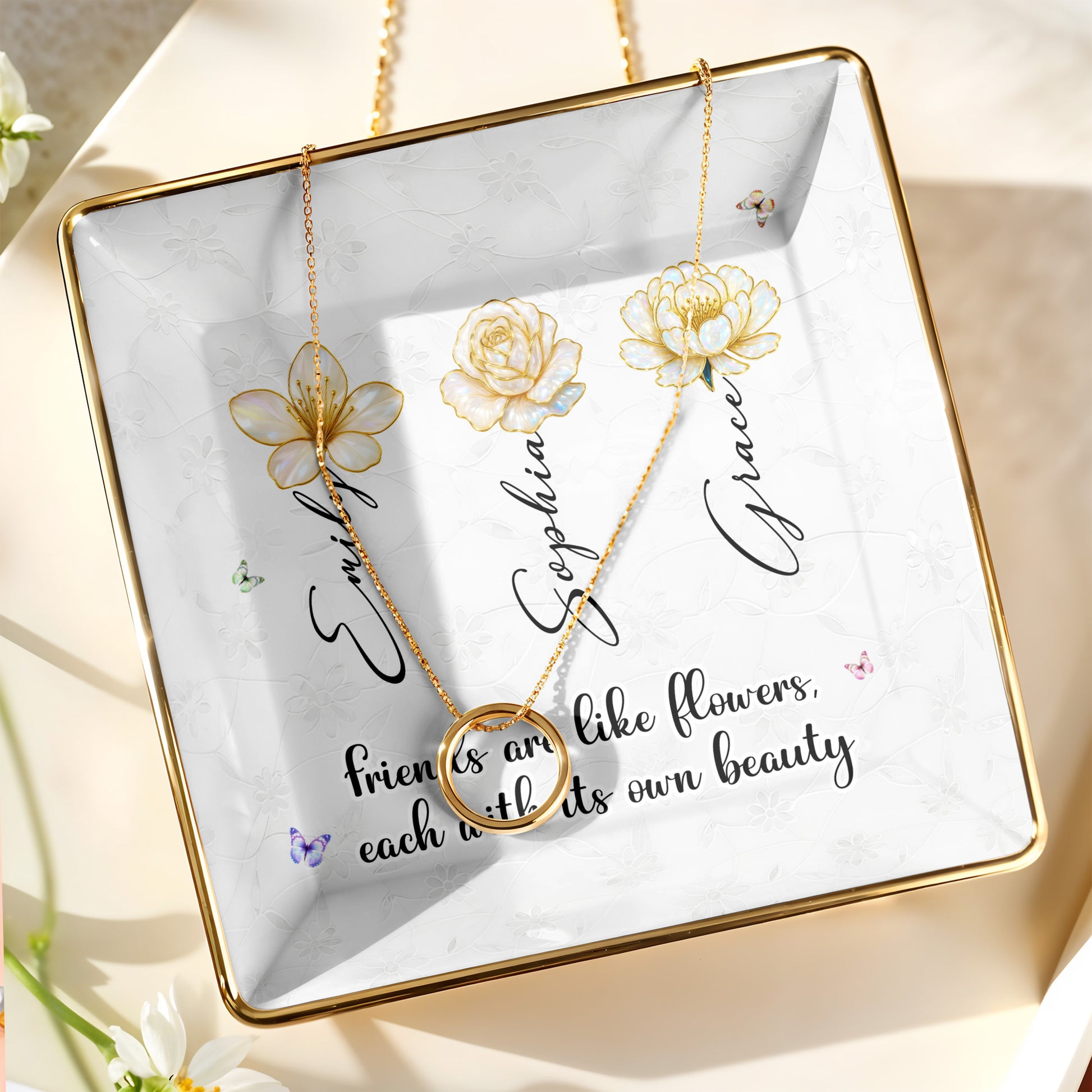 Friends Are Like Flowers Each With Its Own Beauty