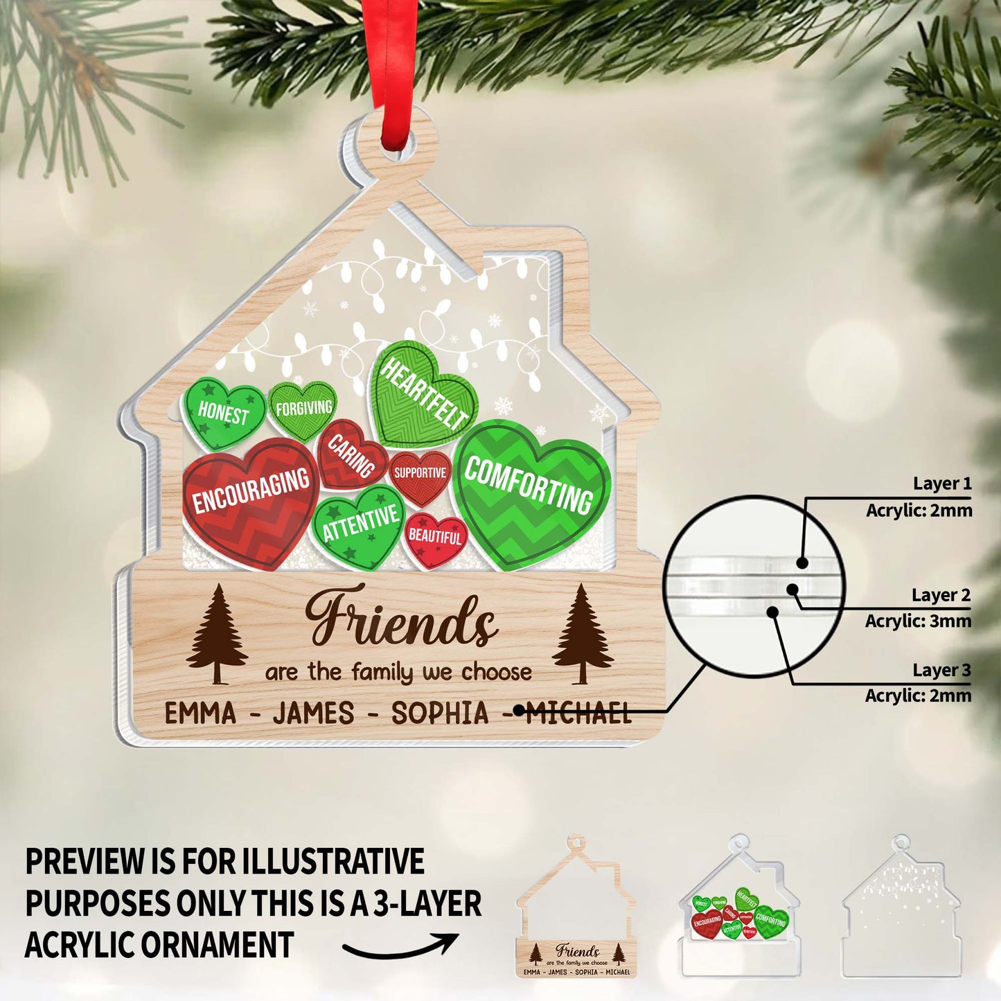 Friends Are The Family We Choose With Heartfelt Messages