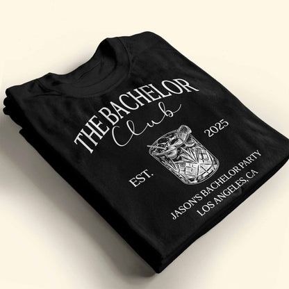 The Bachelor Club, Bachelor Party Cocktail Design